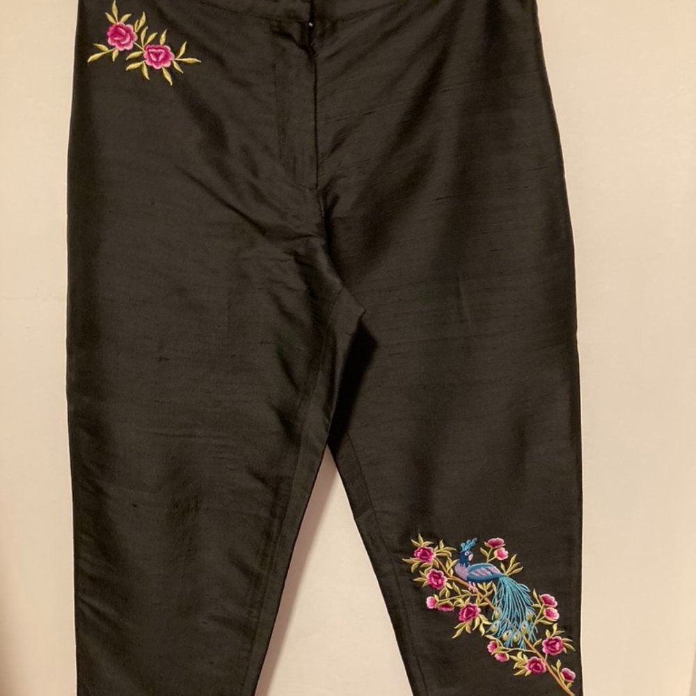 Lily Pulitzer Raw Silk Pant